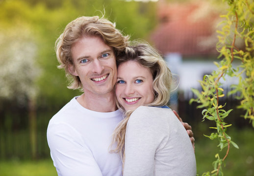 Couple in spring