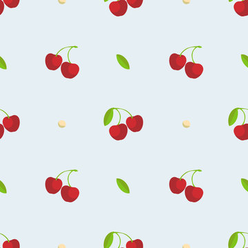 vector_cherry-pattern