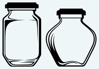 Glass jars