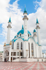 Fototapeta na wymiar The Kul Sharif Mosque in Kazan Kremlin, Tatarstan, Russia