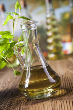 Fresh olive oil 