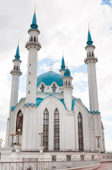 Fototapeta na wymiar The Kul Sharif Mosque in Kazan Kremlin, Tatarstan, Russia