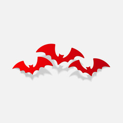 realistic design element: bat