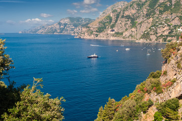 Amalfi coast view