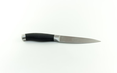 Kitchen knife on a white background