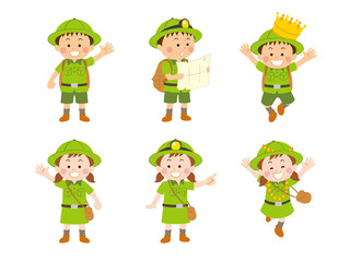 子供探検隊_イラスト