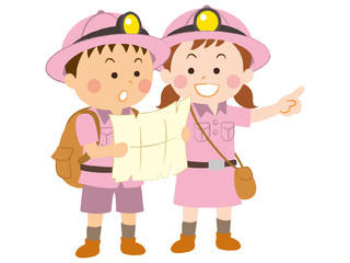 子供探検隊_イラスト