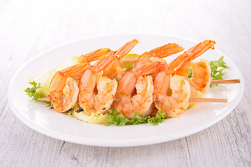 shrimp kebab