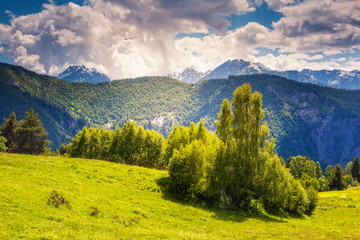 mountain landscape of georgia
