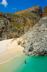 Crete Bay  - Beautiful isolated Bay in the southern of crete, cl