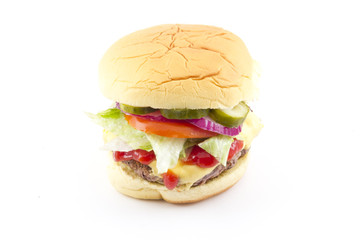 Cheeseburger Lettuce Tomato Onion Pickle