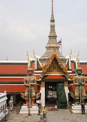 Fototapeta premium jade buddha temple in bangkok,thailand