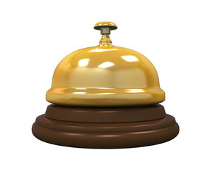 Reception Bell Isolated