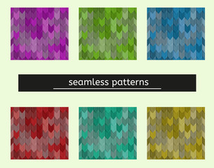 seamless pattern seems like tiles on the roof