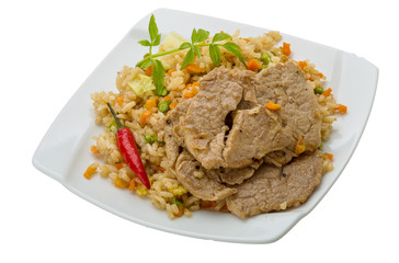 Fried rice with pork