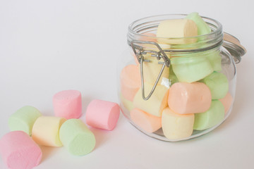 colorful marshmallow souffle