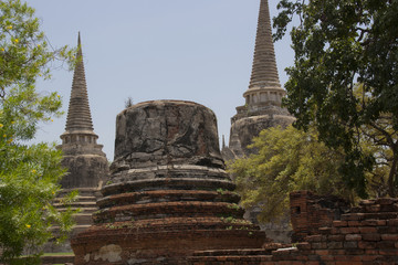 Wat Phra si Sanphet Thailand
