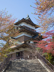 Takashima Castle in Suwa, Nagano, Japan
