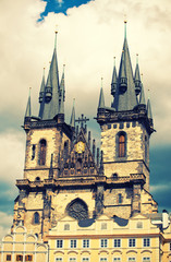 Fototapeta premium Tyn church in Prague