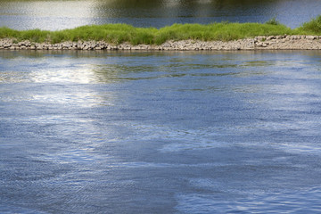 Die Oder in Frankfurt/Oder