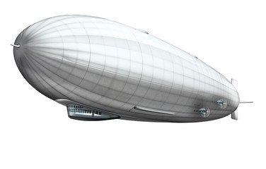 Luftschiff, Zeppelin freigestellt