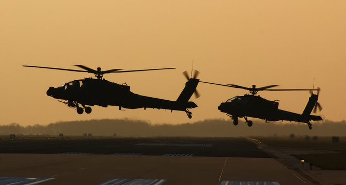 Apaches during Sunset