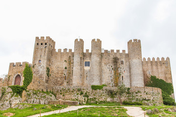 Fototapeta na wymiar Medieval landscape in Obidos Portugal