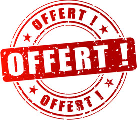 Vector discount stamp