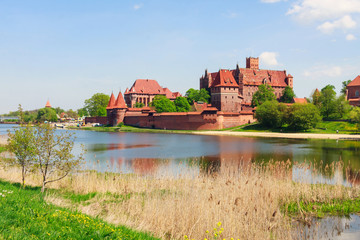 Naklejka na ściany i meble Malbork castle, Pomerania region, Poland