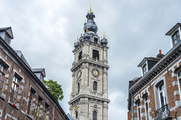 Belfry of Mons in Belgium.