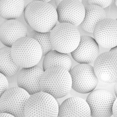 Golfbälle - 3d Render