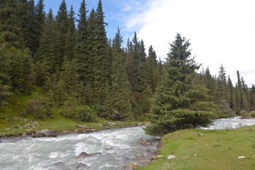 Obraz premium Kirgisische berge