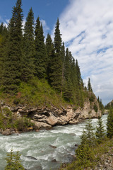 Obraz premium Kirgisischen Bergen in Asien