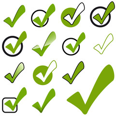 collection of green hooks