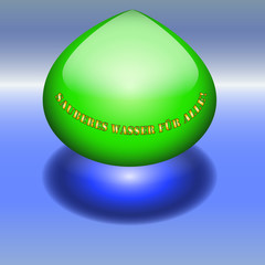 Tropfen Sauberes Wasser