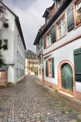 Fototapeta na wymiar Old Street in Heidelberg, Germany