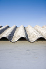 Asbestos roof