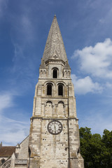 Fototapeta na wymiar Saint-Germain abbey, Auxerre, Yonne department, Burgundy, France
