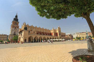 Naklejka premium Cracow - the main place - sukiennice