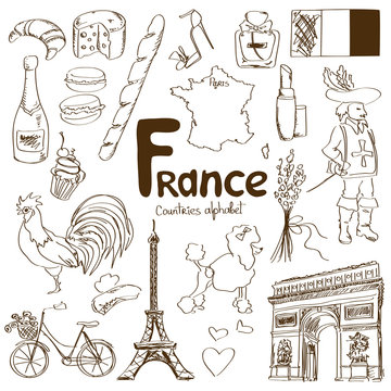 Collection of France icons