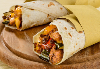 Tortilla messicane, close-up