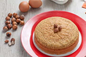 Torta di nocciole