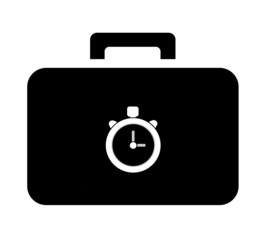 Chronomètre dans une valise