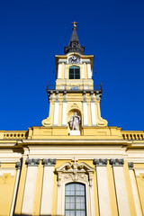 Fototapeta na wymiar Theresa City Parish Church in Budapest