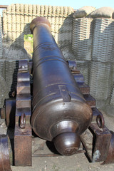 Artillery piece.