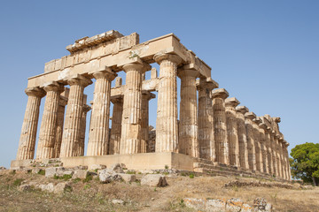 Obraz premium ruins of the temple of Selinunte