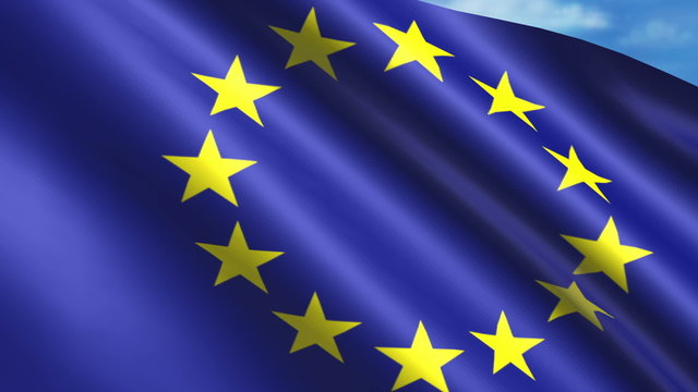 European Union Flag Animation