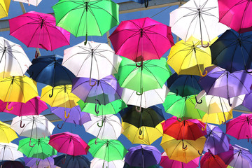 Fototapeta na wymiar Umbrellas
