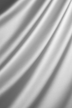 Silver Silk Textile Background