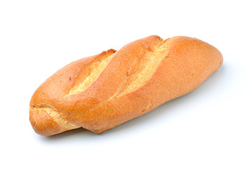 bread on a white background